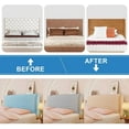thumbnail image 2 of Velvet Thicken Bed Headboard Cover for King Size, Quilted Bed Headboard Slipcover Soft Dustproof Washable Protector Cover for Bedroom Decor 78.7in, 2 of 9