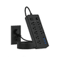 thumbnail image 1 of Multicontactos 8 Tomas, 3+1usb Con Interruptor Independiente Malubero Negro, 1 of 5