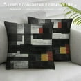 thumbnail image 3 of Nawypu  Black White Grey Pillow Covers, Abstract Art Outdoor Decorative Throw Pillows for Couch, Modern Geometry Decor Cushion Cover Soft Farmhouse Square Pillowcase for Bed Car Safa, 3 of 5