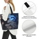 thumbnail image 3 of Balery Black And Blue Lightning Dragon Bolsa Tote Estilo Estético con Cremalleras, Bolsa de Hombro, Bolsa de Compras Grande y Plegable, 3 of 8
