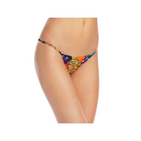 - Milly Cabana Womens Printed Cheeky Bikini Trunks