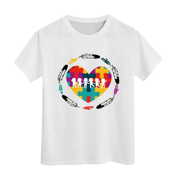 ibiyuan Boys Clothes Size 6,Boys Tops Short Sleeve Shirt For Toddler Kids Casual Comfortable Elastic Waist Daily Wear Spring Summer Outfit