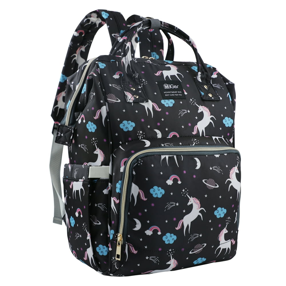  Unicorn  Diaper Bag  Backpack  Large Capacity Nursing Bag  