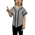thumbnail image 1 of Lappel Kids Baseball & Softball Button Down Jersey for Children Sports & League Team Uniforms Hipster Shirts Made in USA, 1 of 4