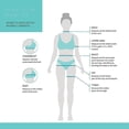 thumbnail image 3 of MARENA Original Bra - Post Surgery Compression Garment with Full Adjustability, 36 B/C, Black, 3 of 6