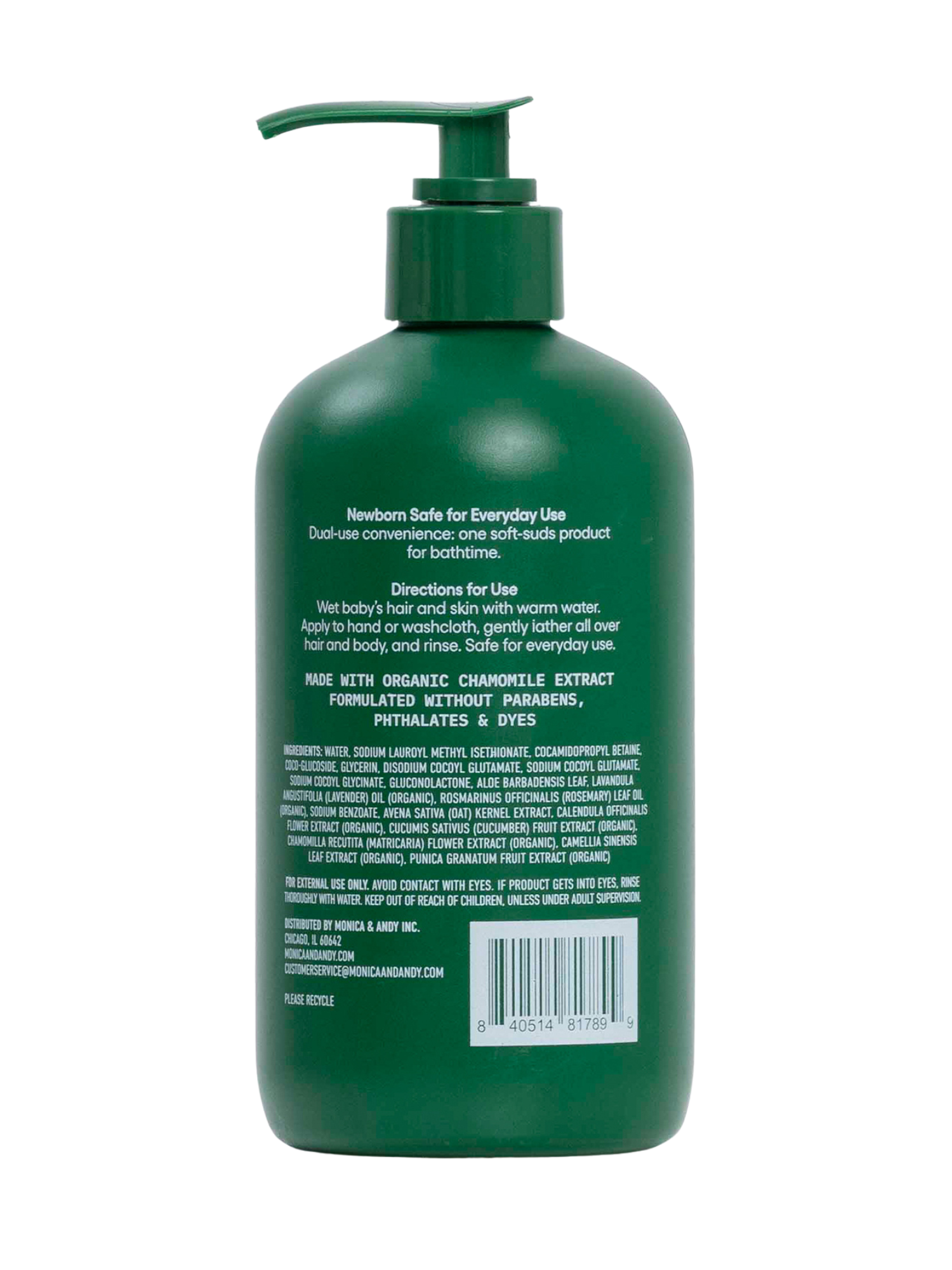 Monica + Andy Lavender & Rosemary 2-in-1 Baby Shampoo & Body Wash, 10 fl oz photo 3