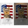 thumbnail image 2 of Caroline's Treasures KJ1156CNL Flag with Yorkie / Yorkshire Terrier Ceramic Night Light, 6x4x3", multicolor, 2 of 2