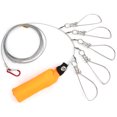thumbnail image 2 of 1 PCS Stainless Steel Fish Lock, Stainless Steel Fish Stringer, 5m Steel Wire Sea Fishing for Wild Fishing, 2 of 7