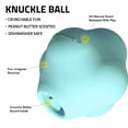 thumbnail image 3 of Play by Playology | Knuckle Chew Ball with Crunch for Large Dogs, Peanut Butter Scent, 3 of 8