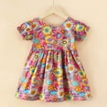 thumbnail image 1 of Économies d'Été! Robe d'Été pour Enfants, Liquidation de Robes Décontractées pour Filles, Robe Sans Manches Imprimée pour Filles, Robe Princesse à la Mode et Mignonne, Respirante, Douce et Confortable, 1 of 3