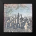 thumbnail image 2 of Meneely, Dan 15x15 Black Modern Framed Museum Art Print Titled - Chicago Skyline II, 2 of 5