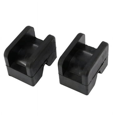 2PCS Rubber Jack Pad Stand Adapter Universal Slotted Frame Rail Pinch Weld Protector Car Lift Pads