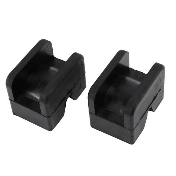 2PCS Rubber Jack Pad Jack Stand Adapter Universal Rubber Slotted Frame Rail Pinch Weld Protector Car Lift Pads