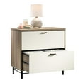 thumbnail image 4 of Pemberly Row Engineered Wood & Metal Lateral File Cabinet in Sky Oak/White, 4 of 9