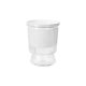 thumbnail image 2 of Jarrón hidropónico con maceta transparente autorregante | Jardinera de vidrio plástico imitado 5.12x3.94" | Riego automático, decoración para el salón, bambú de la suerte, arreglo de rosas, 2 of 6