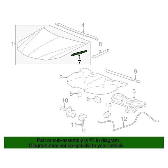 GM 88899265 Hingehood (Hood Si)