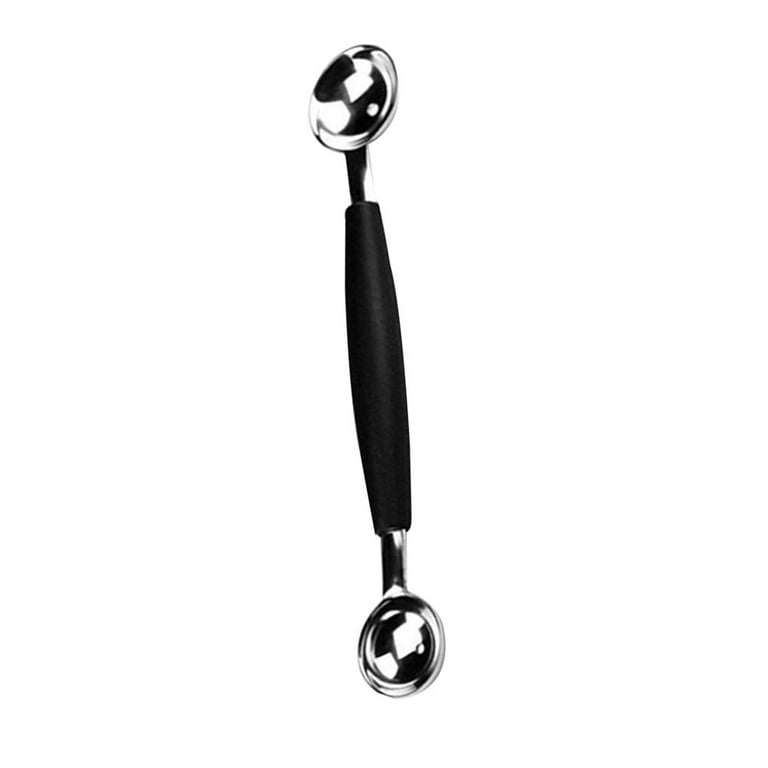 Choice Stainless Steel Melon Baller with Black Nylon Soft-Grip Handle