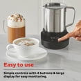 thumbnail image 4 of Instant Pot Instant Magic Froth Vaporizador y espumador de leche eléctrico 9 en 1, jarra de acero inoxidable de 17 oz, fabricante de espuma fría y caliente y calentador de leche para lattes, capuchino, 4 of 5