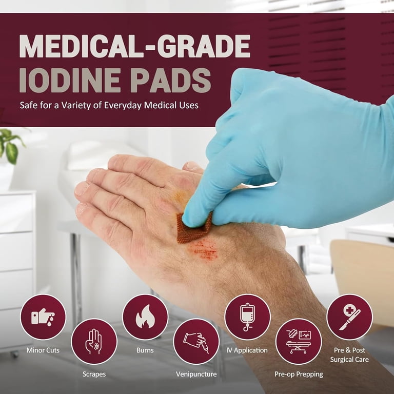 MedPride Iodine Prep Pads, 100 Count photo 4