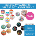thumbnail image 4 of Bulk 48 Pieces Motivational Stress Toy Assortment, 4 of 4