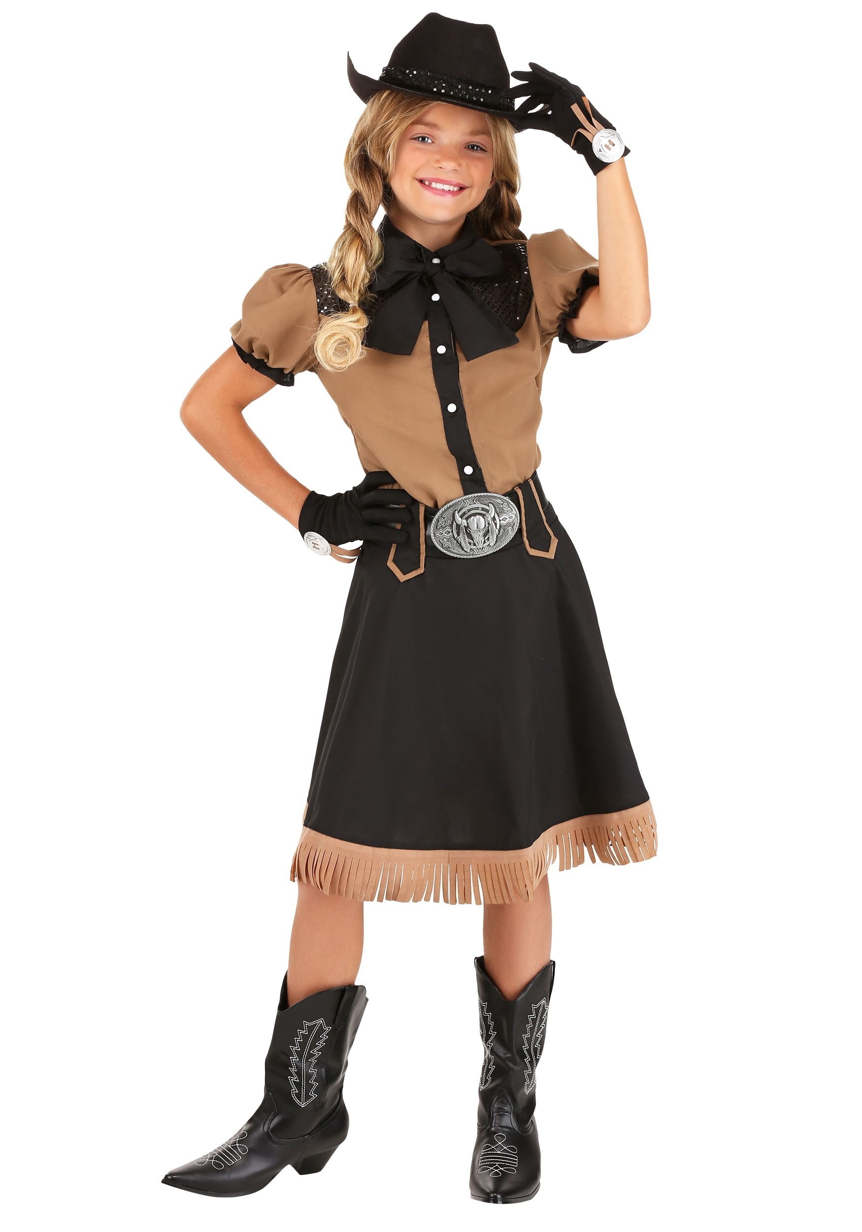 Girl's Lasso'n Cowgirl Costume - Walmart.com