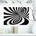 thumbnail image 1 of Spirale Noir et Blanc - Impression sur Toile Abstraite, 1 of 3