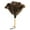 white, variant on Ostrich feather, shoehorn feather duster, anti-static wooden handle