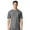 Graphite-Heather, variant on Unisex Short Sleeve Light T-Shirt 100% Cotton Modern Classic Fit Crew Neck Tee (Black, L)