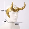 thumbnail image 3 of Casco nezababy Thor Ragnarok con Cuernos Ajustables de PVC, 3 of 6