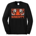 thumbnail image 2 of Wild Bobby Cincinnati Football Joe Sheisty Sports Men Long Sleeve Shirt, Black, Small, 2 of 5