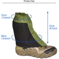 thumbnail image 2 of Polainas bajas impermeables para tobillos, cubiertas protectoras ajustables para zapatos para mujeres y hombres, senderismo, escalada y caminatas., 2 of 14