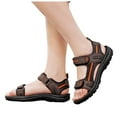 thumbnail image 3 of Girls Sandals Sizes 12.5-13 Years Soft Sole Fashionable Beach Sports Comfortable Breathable Outdoor Trendy Durable Brown Slippers, 3 of 7