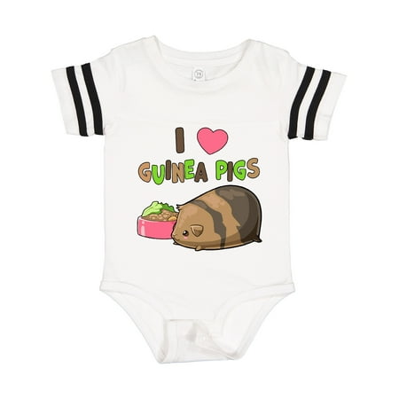 

Inktastic I Love Guinea Pigs Gift Baby Boy or Baby Girl Bodysuit