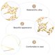 thumbnail image 3 of 1 pieza elegante accesorio para el cabello, tocado de novia, accesorio de fotografía, decoración para la cabeza, dorado, 3 of 8