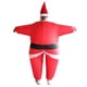 thumbnail image 2 of Muñeco de dibujos animados divertido de Navidad, accesorios, ropa, árbol de Navidad, alce, Papá Noel, abrazando, disfraz inflable, 2 of 5