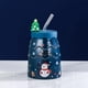 thumbnail image 4 of Taza de té de cerámica Zulema en forma de árbol de Navidad azul, 4 of 7