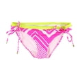thumbnail image 1 of Raisins Womens Contrast Bikini Swim Bottom, rosa, mediano, 1 of 2
