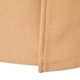thumbnail image 4 of Fgnfyis Mens Jackets Autumn Winter Wool Blend Long Coat Solid Color Thicken Overcoat Men’S Trench Coat Mid Length Warm Mens Coats Khaki M, 4 of 5