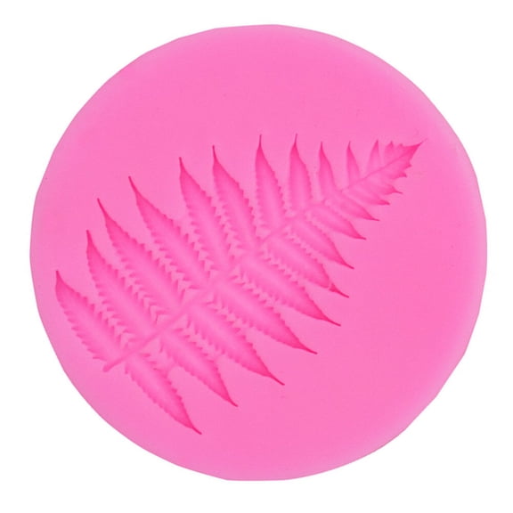 OUNONA Fern Leaf Silicone Molds Cake Decorating Tools Baking Mold Dessert Chocolate Fondant Mold