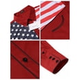 thumbnail image 6 of COOFANDY Men's Casual American Flag Button Down Shirts Slim Fit Long Sleeve Shirt, 6 of 6