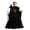 AB39 Black, variant on Tisuna Halloween Stage Dresses For Teen Girls Solid Color Sleeveless Halter Neck Party Dress With Accessories Trendy Kids Festival Theme Performance Long Dress Size 6-7 Years Black