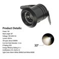 thumbnail image 4 of 10 Mini 1W LED Recessed Spotlights with Separate Transformer for Showcase Kitchen Stairs Closet 90-265V AC[Energy Class A++], 4 of 5