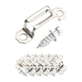 thumbnail image 4 of 100 piezas de sujetadores de tornillo de conector invisible conectores ocultos sujetador de conexión de muebles 2 en 1 conjunto de bisagra de gabinete Lleno, 4 of 8