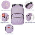 thumbnail image 6 of Matein 15.6 in Laptop Backpack for Women, Waterproof Computer Backpacks with USB Charging Port for School Work Travel, Purple, 6 of 8