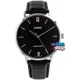 thumbnail image 2 of Reloj pulsera Casio MTP-VT01 con correa de cuero color negro - bisel plateado, 2 of 8