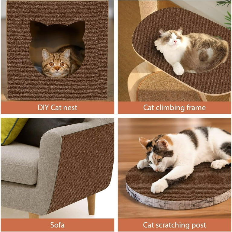 Cardboard Diy Cat Scratching Post Carpet Carpet Brush For Pet Hair