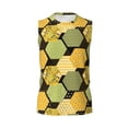 thumbnail image 6 of Lsque Bee honey Print Men's Cotton Blend Sleeveless Muscle Shirts (S-3XL)- Moisture Wicking, Odor Protection, UPF 30+,Small, 6 of 8