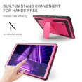 thumbnail image 3 of FIEWESEY for Lenovo Tab M10 HD Tablet Case,Shock-Resistant Drop-Proof and Shock-Resistant Hybrid Rugged case(Built-in Stand), for Lenovo Tab M10 HD 2nd Gen (TB-X306F/TB-X306X) 10.1 Inch(Pink), 3 of 7