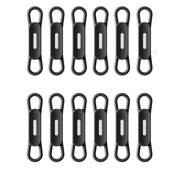 12 Pack Magnetic Pencil Holder Silicone Magnetic Pen Holder for Refrigerator, Magnetic Dry Erase Marker Holder
