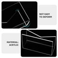 thumbnail image 2 of Soporte de correo acrílico Clear Desktop Bookshelf Tabletop Office Desk Carta de escritorio, 2 of 5
